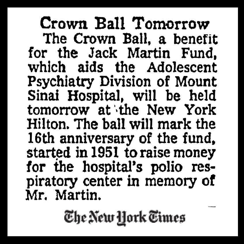 1967 – Crown Ball Tomorrow